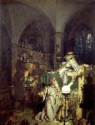Joseph wright of derby The Alchemist Discovering Phosphorus or The Alchemist in Search of the Philosophers Stone china oil painting artist